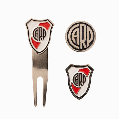 Combo Lift Polo Shirt + 2 Official River Plate Limited Edition Metal Tags 0