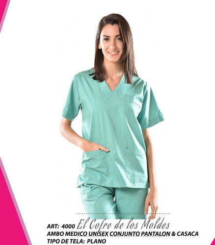 Molde Digital Chaqueta+pantalon Ambo Medico Talles 3xl A 6xl 1