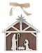 Department 56 Holy Family In Manger Ornament 0