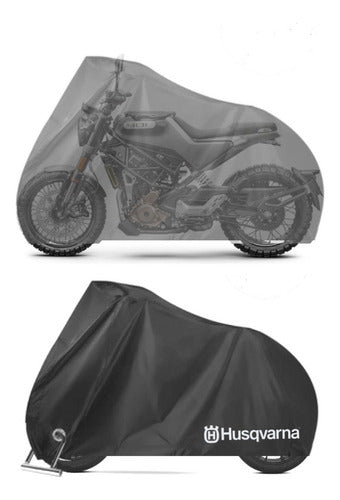 Husqvarna Waterproof Motorcycle Cover + 4 Microfiber Cloths 3