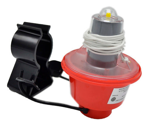 Lonako 2319 Auto-Inflating Lifebuoy with LED Flash - 5-Year Maintenance-Free 2