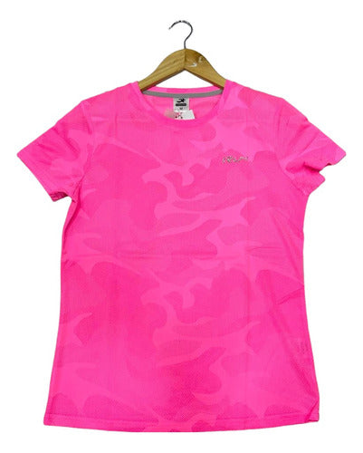 Women's Camouflage Sparkle Sports T-shirt by I Run 24