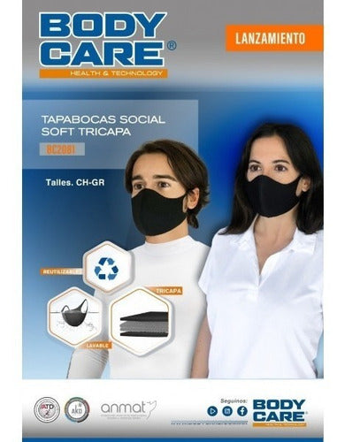 Body Care Soft Triple Mask - BC 2081 1