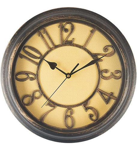 Benail 12 Pulgadas Retro Sin Marcar Reloj  Pared Decorativo 0