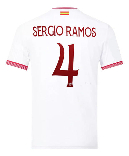 Sevilla FC Castore 2024 #4 Sergio Ramos Jersey - Adult 2