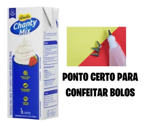 Chantilly Chanty Mix Amélia 1 L Com 6 Unidades 2