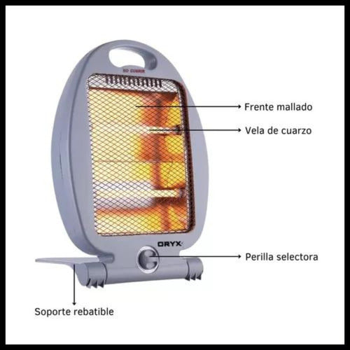 Oryx Halogen Infrared Heater 2 Element 400/800W 1