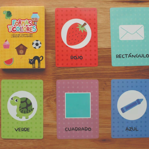 Educational Cards + Activity Book Shapes and Colors 3