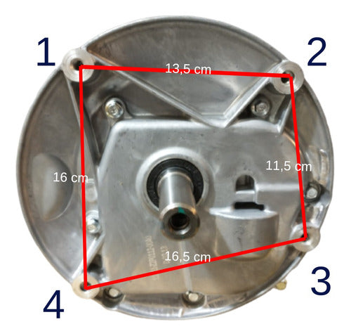 Niwa Motor Eje Vertical 4.5hp P/ Cortadora Cesped 4t Mvnw149 3