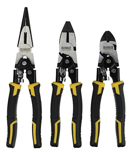 Alicates De Acción Compuesta Dewalt Dwht70485, Paquete De 3 0