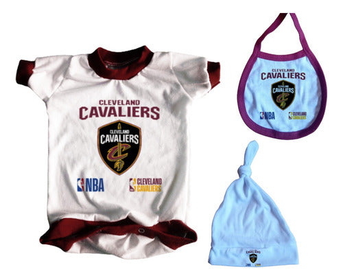 Baby Set - NBA Cleveland Cavaliers Onesie + Extras 0