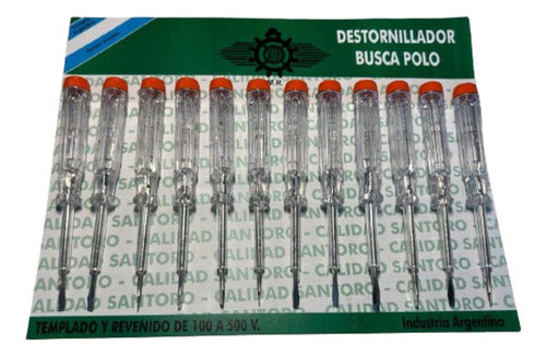 Destornillador Buscapolo Santoro X 12u 100-500v N°2 Blister 0