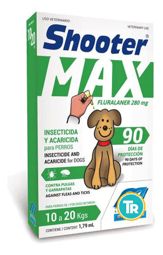 Shooter Max Pipeta for Dogs 10 to 20kg - Tr 0