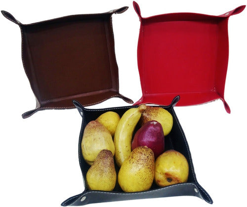 Emax Panera/Frutera Set of 2 Black/Red/Brown 24x24x6cm 1