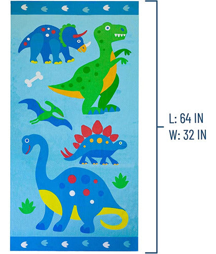 Wildkin Kids 100% Cotton Beach Towel for Boys and Girls 3