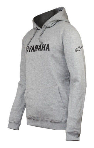 Yamaha Hoodie Kangaroo with Hood Grey Alpinestars 3