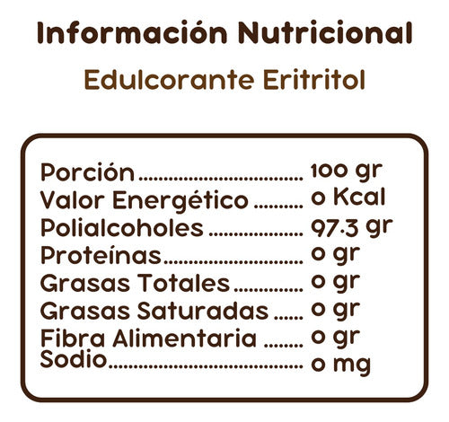 CINNAMON Erythritol Sweetener per Kilo 2