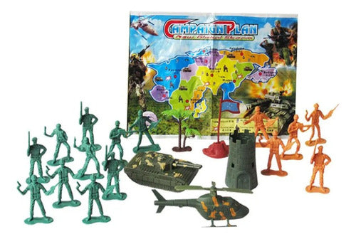 Playking 25-Piece Toy Soldiers in Bag 0