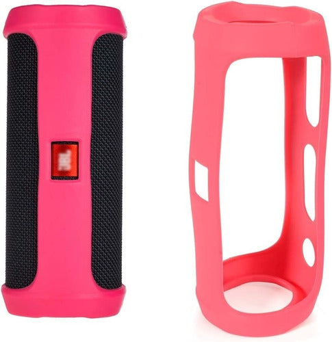 Funda Protectora Para Altavoz Jbl Flip4 - Rosado 0