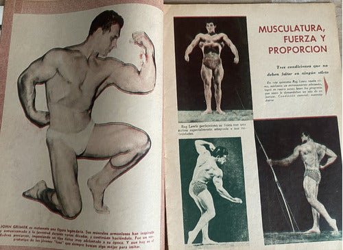 Musculo Y Poder, Revista, Lote De 6 Argentina, Dec 60, Cr04 4