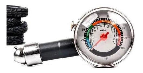 Trueno Herramientas Air Pressure Gauge Manometer Tire Control 0