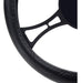 G60 Universal 38cm Black Leatherette Steering Wheel Cover with Stitching 1