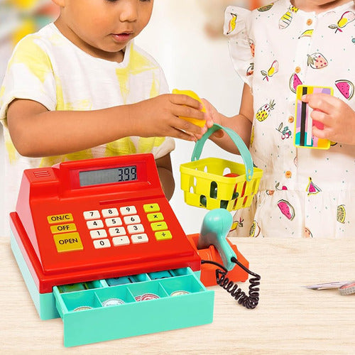 Tokema Toy Cash Register With Scanner BT2681Z 1