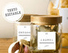 De Papel y Tijera: Printable Kitchen Jar Labels with Editable Text 0