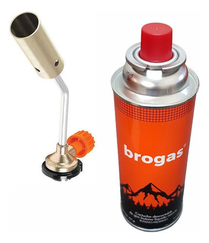 Brogas Portable Torch Soldering Flame Blower with 227g Gas Cartridge 0