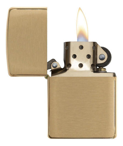 Zippo Classic Brushed Brass 204B Original 1