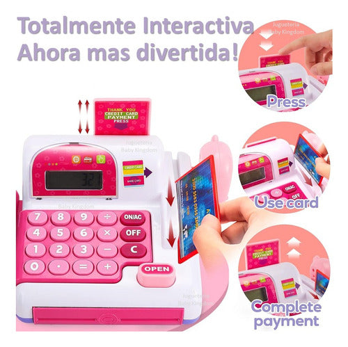 FUN MARKET Supermarket Toy Cash Register for Girls Ages 8, 9, 10, 11 1