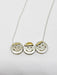 IVANALA Gold Necklace with 3 Faces Charms - Sterling Silver and Gold - Choice of Faces - Italian Silver Chain 4