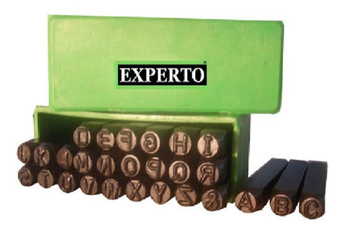 Kit Juego Letras + Numeros A Golpe N 4 Punta Grabar Experto 1