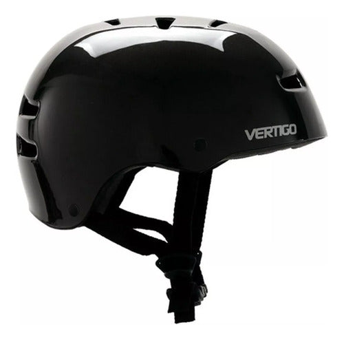 Vertigo Casco De Ciclismo Vertigo Vx Negro Brillo Talle M 1