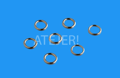 Atejer Metallic Bra Rings Zamak Z15 15mm X100 Pcs Approx 1