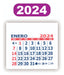 200 Mignon Calendars 5x5 cm 2025 - Devoto 7