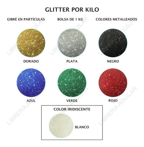 1 Kilo Glitter Glitter Sparkling Glitter Shine Colors 1