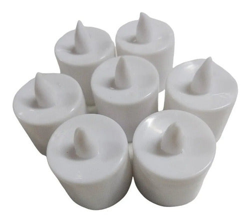 Smokeless Candles - 12 LED Warm Light for Weddings and Centerpieces 6