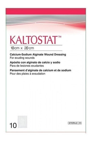 Kaltostat Calcium and Sodium Alginate Dressing 10x20 cm x Unit 0