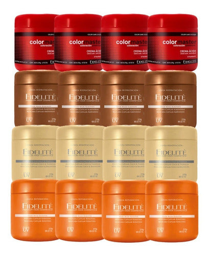 Fidelité Set of 16 Hair Masks x 270g 0