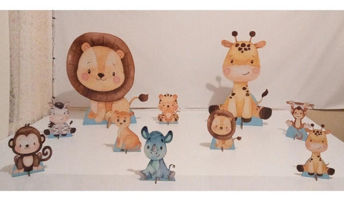 Kit Totens Safari Cute - Display Para Chão E Mesa 1