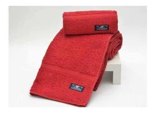 Cannon 100% Cotton 520 Gms Towel and Bath Sheet Set 4
