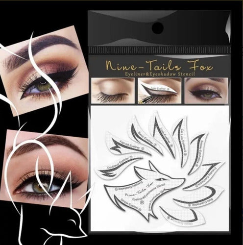 Sticker Stencil for Eyeliner and Eyeshadow 2 Sheets 3
