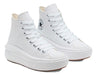 Converse Chuck Taylor All Star Move Hi White - White 2