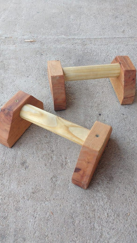 Wooden Gymnastic Floor Bars Set - Artistic Gymnastics - Parallel Bars - Push Up 2
