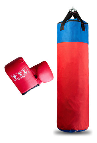 FTL Promo Boxing: 1.20 Cm Punching Bag + Gloves + Filling 0