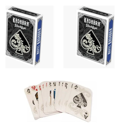 Cartas De Poker En Estuche Incluye 2 Mazos Original Kadabra 0