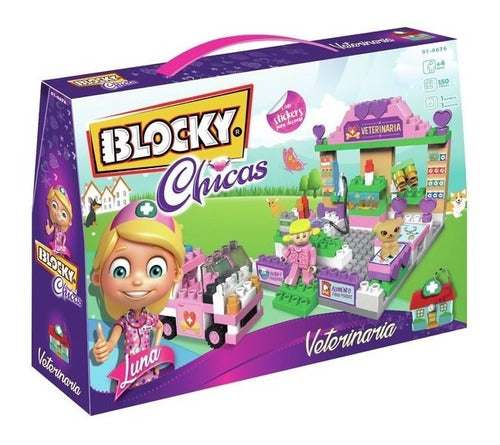 Blocky Veterinaria 150 Piezas Bloques Para Armar 0