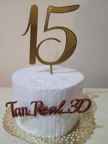 Numeros Personalizado  Cake Toppers Adorno 0