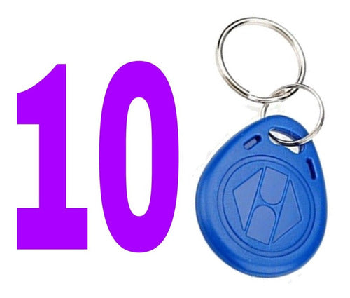 Zuden 10 RFID Tag Key Fobs Access Control 125kHz 26 Bits 1